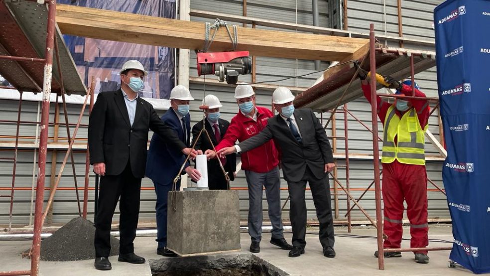 Aduanas y MOP instalan primera piedra de nuevo edificio de la  Dirección Regional de Aduanas de Talcahuano