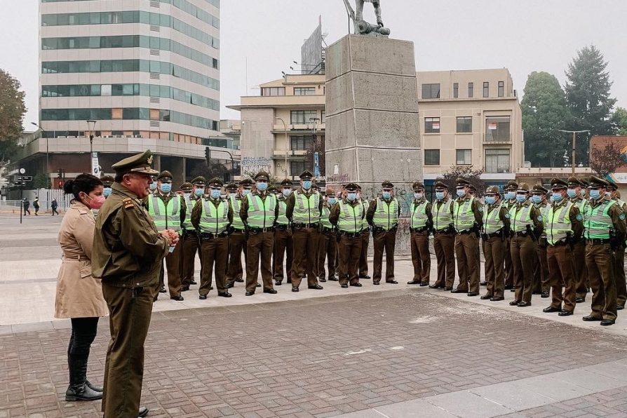 Cien Carabineros reforzarán la seguridad en la comuna de Concepción