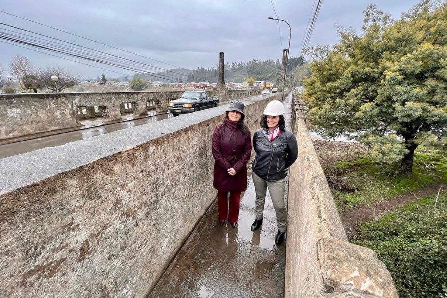 Se inició el proyecto de conservación del histórico puente Andalién de Concepción  