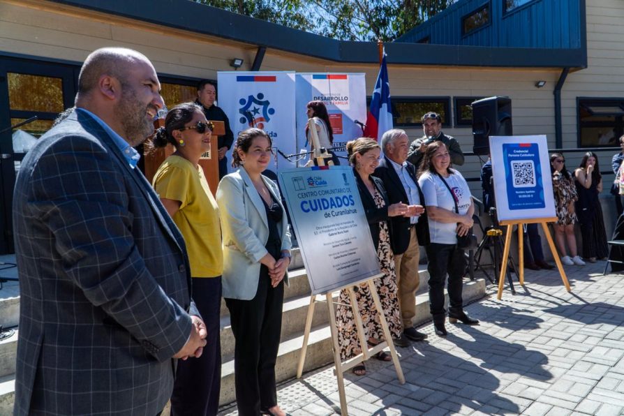 Autoridades inauguran primer Centro Comunitario de Cuidados de la Región del Biobío en Curanilahue