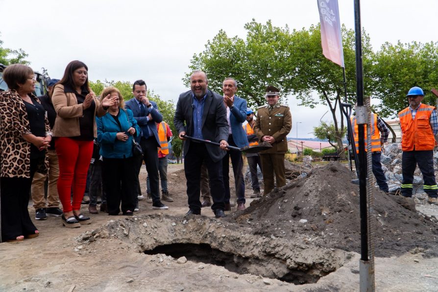 Nueva Plaza Cívica de Coronel inicia obras gracias al Plan de Recuperación de Espacios Públicos