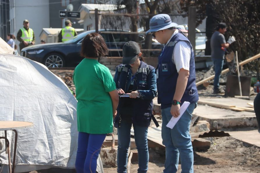 Aplicación de Ficha de Evaluación de Vivienda partió en localidad de Punta Parra con miras a la reconstrucción