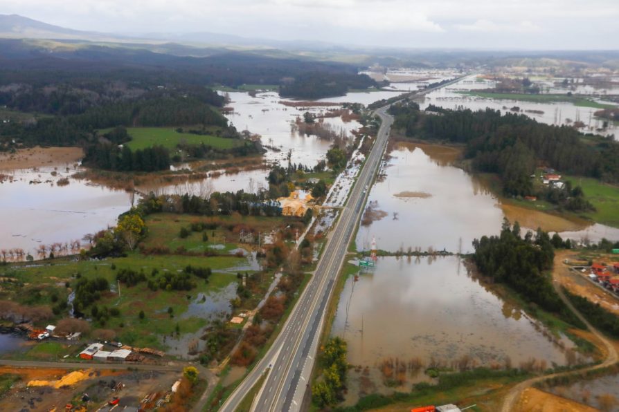 Sistema frontal deja diversas afectaciones por las ultimas precipitaciones en las tres provincias del Biobío