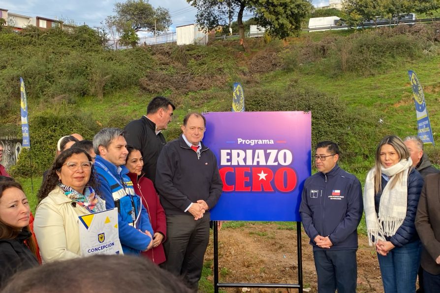 Ministro Poduje y Delegado Presidencial del Biobío lanzan plan nacional “Eriazo Cero” en Concepción
